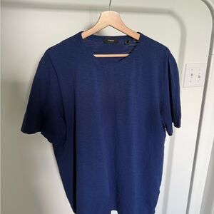 Theory Blue Short Sleeve Tee